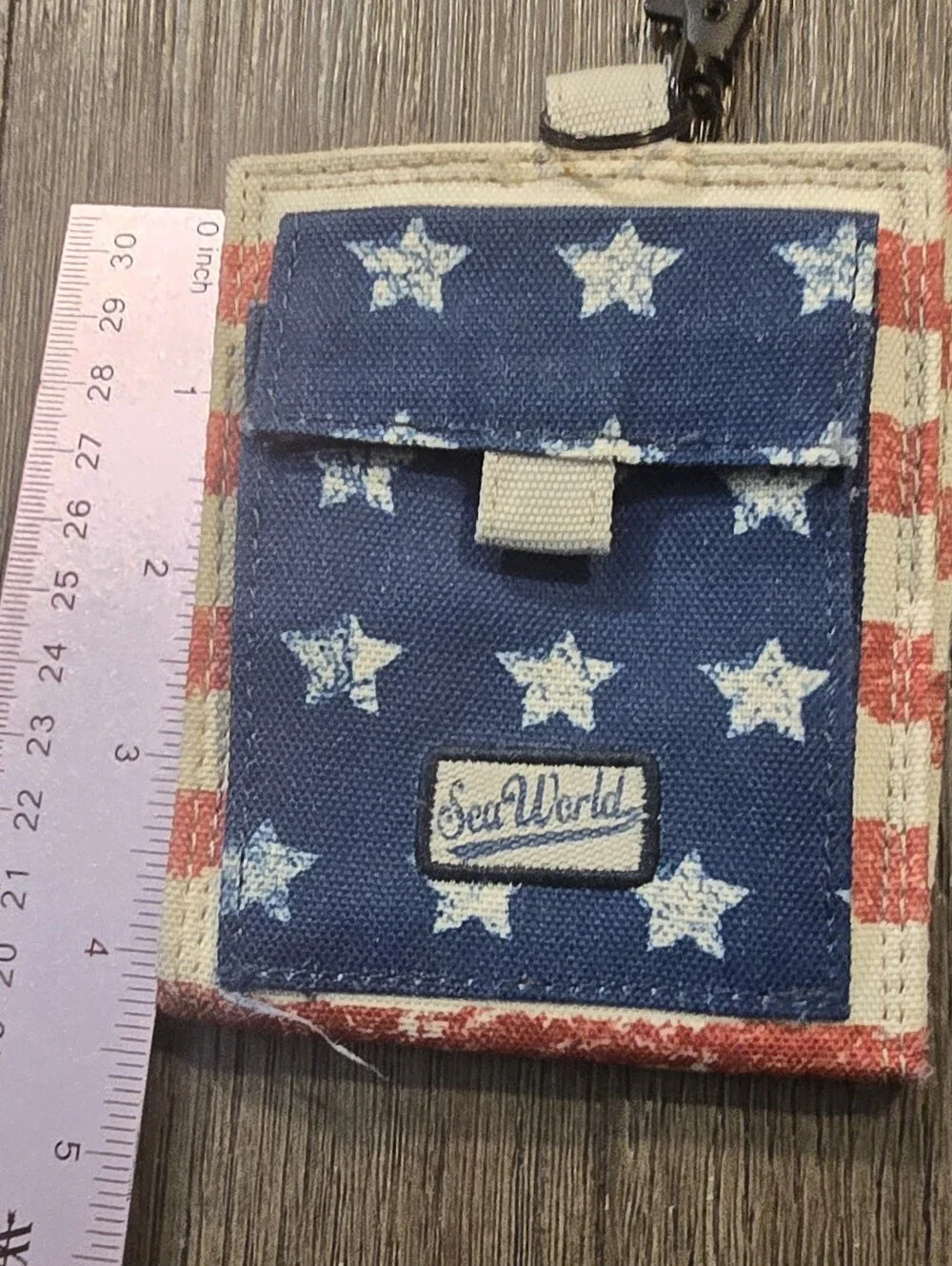 United States Flag Wallet From Sea World